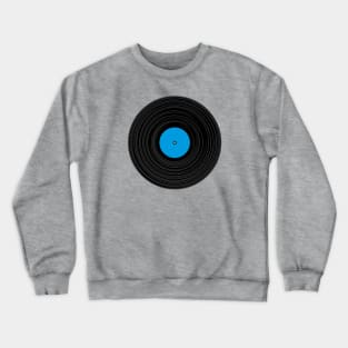 Vinyl Record - Blue Crewneck Sweatshirt